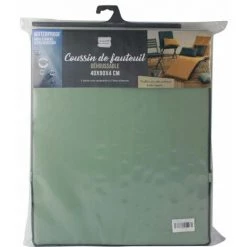 Paris Prix - Coussin De Fauteuil "siesta" 40x90cm Sauge -France Coussin et housse de coussin Soldes Boutique 57792621 4