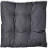 INLIFE Coussin De Siège Rembourré Gris 80x80x10 Cm