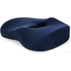 TINOR Coussin De Siège En Mousse à Mémoire, Orthopédique Pour Hemorroides, Coussin Coccyx Voiture, à La Maison, Au Bureau, Gamer, Sur Un Fauteuil Roulant, Coussin De Siège Lombaires, Mal De Dossier