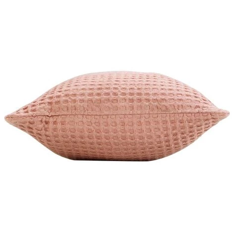 1001KDO POUR LA MAISON Coussin Dehoussable 30 X 50 Cm Gaufrettes Rose 2 1001KDO POUR LA MAISON Coussin Dehoussable 30 X 50 Cm Gaufrettes Rose – Image 2