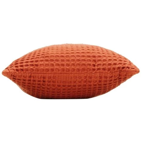 1001KDO POUR LA MAISON Coussin Dehoussable 30 X 50 Cm Gaufrettes Terracotta 2 1001KDO POUR LA MAISON Coussin Dehoussable 30 X 50 Cm Gaufrettes Terracotta – Image 2