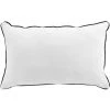 1001KDO POUR LA MAISON Coussin Dehoussable 30 X 50 Cm Lanette Blanc