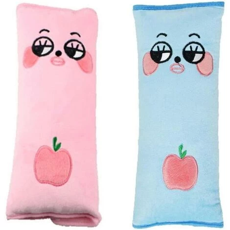 BEARSU 2pcs Couverture De Ceinture De Sécurité Coussin De Sécurité Coussin De Sécurité Tête De Siège De Voiture Protégez Les Enfants Épaule Pour Enfant Enfants Enfants Bébé 1 BEARSU 2pcs Couverture De Ceinture De Sécurité Coussin De Sécurité Coussin De Sécurité Tête De Siège De Voiture Protégez Les Enfants Épaule Pour Enfant Enfants Enfants Bébé
