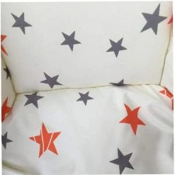 ALMI 1pc Poussette Bébé Respirant Seat Pad Voiture Seat Liner Chaise Haute Coussin Doublure Tapis Coton Coussin De Couverture De Protection Pour Bébé Nourrisson (Star) -France Coussin et housse de coussin Soldes Boutique 58224843 4