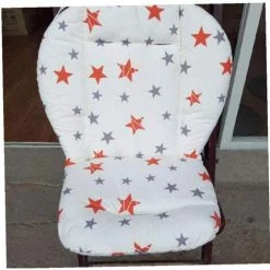 ALMI 1pc Poussette Bébé Respirant Seat Pad Voiture Seat Liner Chaise Haute Coussin Doublure Tapis Coton Coussin De Couverture De Protection Pour Bébé Nourrisson (Star) -France Coussin et housse de coussin Soldes Boutique 58224843 5