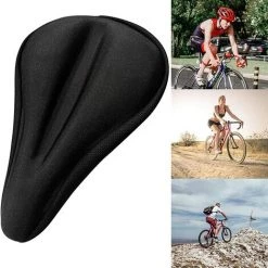 TANABATA Housse De Coussin De Vélo, Noir Housse De Coussin De Vélo éponge Gel, Utilisée Pour Les Vélos De Montagne, Les Vélos De Route Et La Plupart Des Vélos -France Coussin et housse de coussin Soldes Boutique 58461710 3