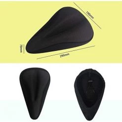 TANABATA Housse De Coussin De Vélo, Noir Housse De Coussin De Vélo éponge Gel, Utilisée Pour Les Vélos De Montagne, Les Vélos De Route Et La Plupart Des Vélos -France Coussin et housse de coussin Soldes Boutique 58461710 5