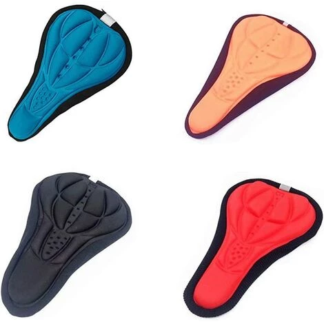TANABATA Housse De Selle De Vélo En Gel (4 Pcs) Pour Selle De Vélo De Montagne Et Selle De Route, Coussin De Selle De Gel De Vélo Pour Femmes Et Hommes De Fits Cruiser Et Vélos Stationnaires 1 TANABATA Housse De Selle De Vélo En Gel (4 Pcs) Pour Selle De Vélo De Montagne Et Selle De Route, Coussin De Selle De Gel De Vélo Pour Femmes Et Hommes De Fits Cruiser Et Vélos Stationnaires