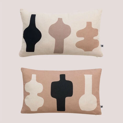 Lot De 2 Housses De Coussin Rectangulaires En Coton (30x50 Cm) Celten SKLUM Coton - Couleurs Naturelles 1 Lot De 2 Housses De Coussin Rectangulaires En Coton (30x50 Cm) Celten SKLUM Coton - Couleurs Naturelles