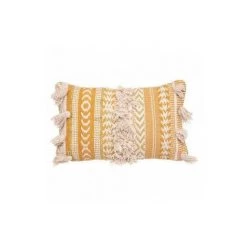 ATMOSPHERA, CRŽATEUR D'INTŽRIEUR Coussin Rectangulaire (50 Cm) Olia Jaune Ocre
