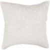 1001KDO POUR LA MAISON Housse De Coussin 40 X 40 Cm Florette Blanc