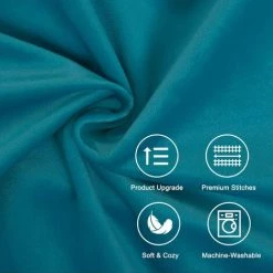 Lot De 2 Housse Coussin Decoration Salon Noel Moderne Pour Coussin Canape Et Fauteuil De Bureau Carré En Velours Doux De Double Face( 45x45,Bleu Canard ) GrooFoo 7 Lot De 2 Housse Coussin Decoration Salon Noel Moderne Pour Coussin Canape Et Fauteuil De Bureau Carré En Velours Doux De Double Face( 45x45,Bleu Canard ) GrooFoo -France Coussin et housse de coussin Soldes Boutique 58665309 3