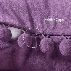 Lot De 4 Housse Coussin Decoration Salon Noel Moderne Pour Coussin Canape Et Fauteuil De Bureau Carré En Velours Doux De Double Face( 30x50,Brillant Violet ) GrooFoo 8 Lot De 4 Housse Coussin Decoration Salon Noel Moderne Pour Coussin Canape Et Fauteuil De Bureau Carré En Velours Doux De Double Face( 30x50,Brillant Violet ) GrooFoo -France Coussin et housse de coussin Soldes Boutique 58665312 4