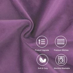 Lot De 4 Housse Coussin Decoration Salon Noel Moderne Pour Coussin Canape Et Fauteuil De Bureau Carré En Velours Doux De Double Face( 45x45,Brillant Violet ) GrooFoo 7 Lot De 4 Housse Coussin Decoration Salon Noel Moderne Pour Coussin Canape Et Fauteuil De Bureau Carré En Velours Doux De Double Face( 45x45,Brillant Violet ) GrooFoo -France Coussin et housse de coussin Soldes Boutique 58665332 3