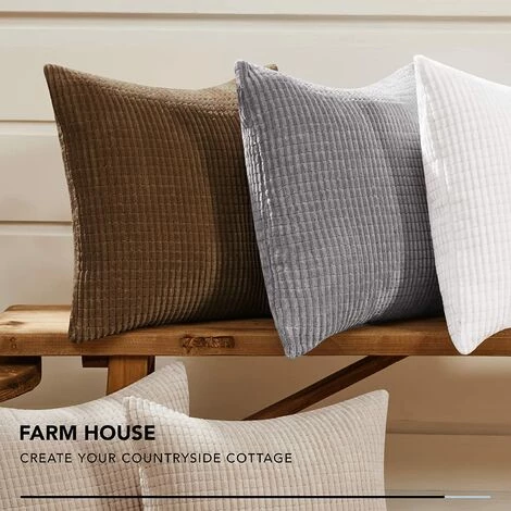 Lot De 4 Housse De Coussin Brun Foncé En Velours 45x45cm Pour Salon Housse De Coussin Decoratif GrooFoo 2 Lot De 4 Housse De Coussin Brun Foncé En Velours 45x45cm Pour Salon Housse De Coussin Decoratif GrooFoo – Image 2