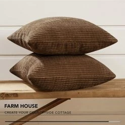 Lot De 4 Housse De Coussin Brun Foncé En Velours 45x45cm Pour Salon Housse De Coussin Decoratif GrooFoo 8 Lot De 4 Housse De Coussin Brun Foncé En Velours 45x45cm Pour Salon Housse De Coussin Decoratif GrooFoo -France Coussin et housse de coussin Soldes Boutique 58760955 4