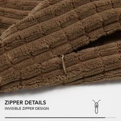 Lot De 4 Housse De Coussin Brun Foncé En Velours 45x45cm Pour Salon Housse De Coussin Decoratif GrooFoo 9 Lot De 4 Housse De Coussin Brun Foncé En Velours 45x45cm Pour Salon Housse De Coussin Decoratif GrooFoo -France Coussin et housse de coussin Soldes Boutique 58760955 5