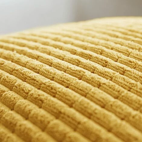Lot De 2 Housse De Coussin Jaune Moutarde En Velours 50x50cm Pour Salon Housse De Coussin Decoratif GrooFoo 4 Lot De 2 Housse De Coussin Jaune Moutarde En Velours 50x50cm Pour Salon Housse De Coussin Decoratif GrooFoo – Image 4