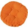 ENLENK Chaise Coussin Fauteuil Siège Canapé Coussin Rond Intérieur Et Extérieur épaissi Décoration Bureau à Domicile Salle à Manger Voiture Salon Orange