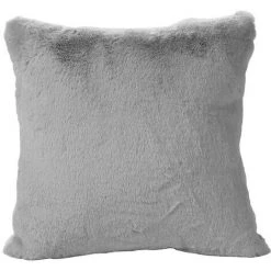 OZAIA Lot De 2 Coussins En Fausse Fourrure - 45 X 45 Cm - Gris - ARENDAL - Gris -France Coussin et housse de coussin Soldes Boutique 58871896 5