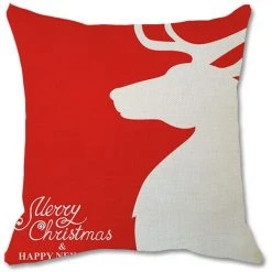 Ensoleillé 4pcs Taie D'oreiller De Noël Home Decor Coussin Housse Famille Taie D'oreiller Lancer 5 Ensoleillé 4pcs Taie D'oreiller De Noël Home Decor Coussin Housse Famille Taie D'oreiller Lancer -France Coussin et housse de coussin Soldes Boutique 59010771 3