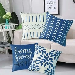 Ensoleillé Taies D'oreiller Carrées Taies D'oreiller Décorées Taies D'oreiller -France Coussin et housse de coussin Soldes Boutique 59010806 3