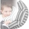 BARES Coussin Ceinture Securite Enfant, Oreiller De Voiture Pour Enfants, Ceinture De Securite Enfant De Voiture Protéger Cou, Coussin Ceinture De Sécurité De Haute Qualité (Gris)