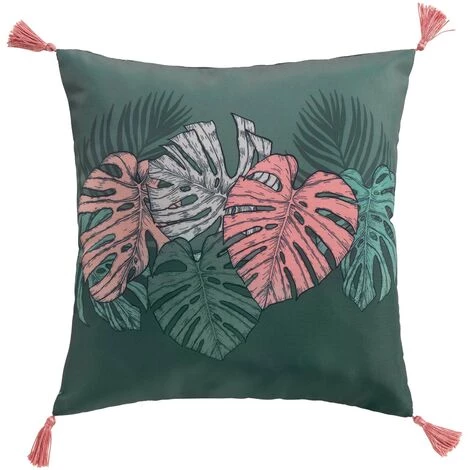 1001KDO POUR LA MAISON Coussin Pompons 40 X 40 Cm Jardin D'interieur Kaki 1 1001KDO POUR LA MAISON Coussin Pompons 40 X 40 Cm Jardin D'interieur Kaki