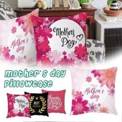 Ensoleillé 4pcs Taie D'oreiller De La Fête Des Mères Jeter Housse De Coussin Maison Housse D'oreiller Décoratif 4 Ensoleillé 4pcs Taie D'oreiller De La Fête Des Mères Jeter Housse De Coussin Maison Housse D'oreiller Décoratif -France Coussin et housse de coussin Soldes Boutique 59183448 2