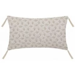 ATMOSPHERA, CRŽATEUR D'INTŽRIEUR Coussin Déco Imprimé "Linah" 30x50cm Naturel