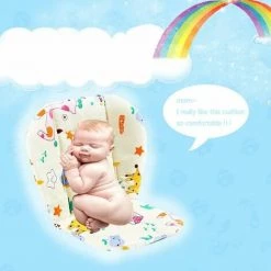 LTS FAFA Coussin De Chaise Haute Pour Bébé, Coussin De Siège /de Chaise Haute Pour Bébé, Joli Coussin De Chaise Haute, Aux Motifs Animaliers, Doux Double Face, épais, Respirant (girafe) -France Coussin et housse de coussin Soldes Boutique 59304655 3