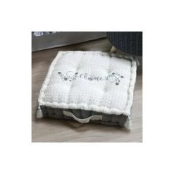 LOVELY CASA Coussin De Sol (45 Cm) Clémence Gris