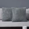 ZOLGINAH Housse De Coussin Lot De 2, Pour Canapé, Chambre, Lit, Chaise Et Décoration De Particules, Sans Noyau D'oreiller, Design Moderne Et élégant, 45x45CM, Gris, 2Pièces