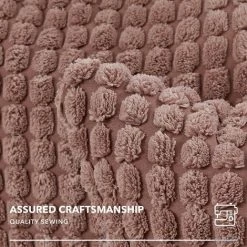 ZOLGINAH Lot De 2 Housse De Coussin, Pour Canapé, Chambre, Lit, Chaise Et Décoration De Particules, Sans Noyau D'oreiller, Design Moderne Et élégant, 45x45CM, Marron, 2Pièces -France Coussin et housse de coussin Soldes Boutique 59344530 3