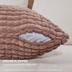 ZOLGINAH Lot De 2 Housse De Coussin, Pour Canapé, Chambre, Lit, Chaise Et Décoration De Particules, Sans Noyau D'oreiller, Design Moderne Et élégant, 45x45CM, Marron, 2Pièces -France Coussin et housse de coussin Soldes Boutique 59344530 4