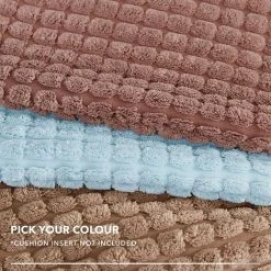 ZOLGINAH Lot De 2 Housse De Coussin, Pour Canapé, Chambre, Lit, Chaise Et Décoration De Particules, Sans Noyau D'oreiller, Design Moderne Et élégant, 45x45CM, Marron, 2Pièces -France Coussin et housse de coussin Soldes Boutique 59344530 5