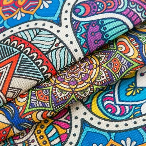 ZOLGINAH Taie D'oreiller Coton Et Lin Bohême Datura Housses De Coussin Carré Pour Lit Voiture De La Maison Canapé Chambre Salon Maison Deco Intérieur Extérieur 45x45cm, Ensemble De 4 Pièces 5 ZOLGINAH Taie D'oreiller Coton Et Lin Bohême Datura Housses De Coussin Carré Pour Lit Voiture De La Maison Canapé Chambre Salon Maison Deco Intérieur Extérieur 45x45cm, Ensemble De 4 Pièces – Image 5