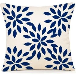 ZOLGINAH 40x40CMLot De 4 Housse De Coussin Décoratif Canapé Taie D'oreiller Decoration Canapé Housses De Coussin En Lin D'extérieur Housse De Coussin Décoration Pour Chambre, Canapé, Chaise, Lit,Jardin -France Coussin et housse de coussin Soldes Boutique 59344552 3