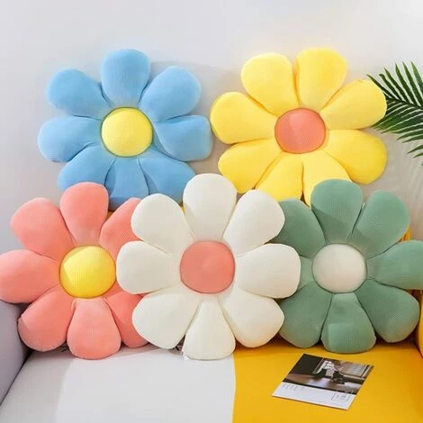 ZOLGINAH Mignon Petite Marguerite Fleur En Forme De Coussin Marguerite En Peluche Coussin Canapé Coussin Salon Chambre D'enfant Maison Canapé Voiture Décoration Oreiller Canapé Coussin #Vert 3 ZOLGINAH Mignon Petite Marguerite Fleur En Forme De Coussin Marguerite En Peluche Coussin Canapé Coussin Salon Chambre D'enfant Maison Canapé Voiture Décoration Oreiller Canapé Coussin #Vert – Image 3