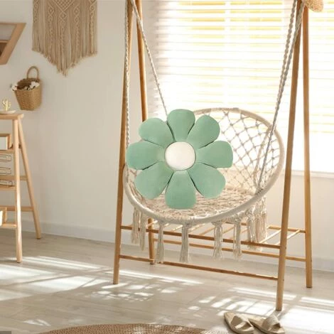 ZOLGINAH Mignon Petite Marguerite Fleur En Forme De Coussin Marguerite En Peluche Coussin Canapé Coussin Salon Chambre D'enfant Maison Canapé Voiture Décoration Oreiller Canapé Coussin #Vert 4 ZOLGINAH Mignon Petite Marguerite Fleur En Forme De Coussin Marguerite En Peluche Coussin Canapé Coussin Salon Chambre D'enfant Maison Canapé Voiture Décoration Oreiller Canapé Coussin #Vert – Image 4