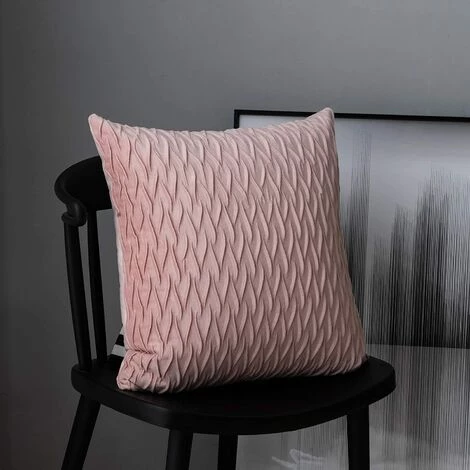 ZOLGINAH Housses Coussin En Velours 40x40cm Pour Salon Canapé,Lot De 2 Housses Coussin Carrés De Motif Uni Décoration Chambre, Rose 5 ZOLGINAH Housses Coussin En Velours 40x40cm Pour Salon Canapé,Lot De 2 Housses Coussin Carrés De Motif Uni Décoration Chambre, Rose – Image 5