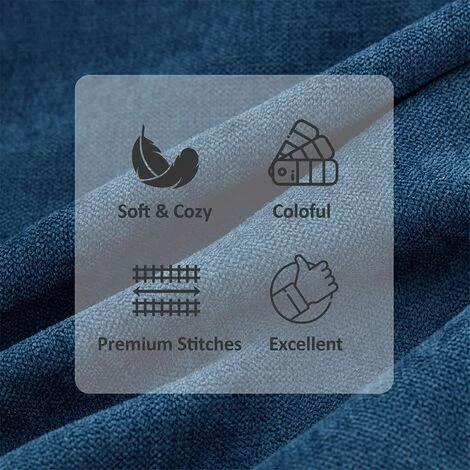 ZOLGINAH Lot De 2 Housse De Coussin 45x45cm Décoratif Canapé En Chenille Housses Coussin Decoration Chambre Carré Couleur Uni Pour Chaise,Voiture,Bureau, Marine 2 ZOLGINAH Lot De 2 Housse De Coussin 45x45cm Décoratif Canapé En Chenille Housses Coussin Decoration Chambre Carré Couleur Uni Pour Chaise,Voiture,Bureau, Marine – Image 2