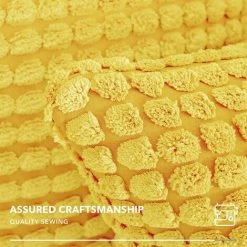 ZOLGINAH Housse De Coussin Lot De 2, Pour Décoration De Particules Canapé, Chambre, Lit, Chaise, Sans Noyau D'oreiller, Design Moderne Et élégant, 45x45CM, Jaune, 2Pièces -France Coussin et housse de coussin Soldes Boutique 59346252 3