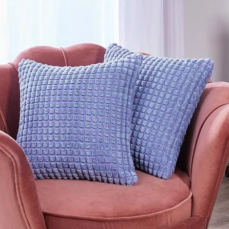 ZOLGINAH Housse De Coussin Lot De 2, Pour Canapé, Chambre, Lit, Chaise Et Décoration De Particules, Sans Noyau D'oreiller, Design Moderne Et élégant, 60x60CM, Bleu, 2Pièces 1 ZOLGINAH Housse De Coussin Lot De 2, Pour Canapé, Chambre, Lit, Chaise Et Décoration De Particules, Sans Noyau D'oreiller, Design Moderne Et élégant, 60x60CM, Bleu, 2Pièces