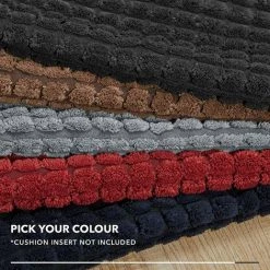 ZOLGINAH Lot De 2 Housse De Coussin, Pour Canapé, Chambre, Lit, Chaise Et Décoration De Particules, Sans Noyau D'oreiller, Design Moderne Et élégant, 50x50CM, Noir, 2Pièces -France Coussin et housse de coussin Soldes Boutique 59346753 5