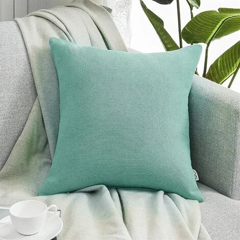 ZOLGINAH Taie D'oreiller 80x80 Cm Lot De 1 Décoration Chambre Lit Canapé Salon En Chenille Doux Gros Housses De Coussins Carré Bleu Double Face De Couleur Uni Scandinave Avec Fermeture Eclair 3 ZOLGINAH Taie D'oreiller 80x80 Cm Lot De 1 Décoration Chambre Lit Canapé Salon En Chenille Doux Gros Housses De Coussins Carré Bleu Double Face De Couleur Uni Scandinave Avec Fermeture Eclair – Image 3