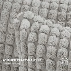 ZOLGINAH Housse De Coussin Lot De 2, Pour Canapé, Chambre, Lit, Chaise Et Décoration De Particules, Sans Noyau D'oreiller, Design Moderne Et élégant, 40x40CM, Gris Clair, 2Pièces -France Coussin et housse de coussin Soldes Boutique 59346859 3