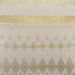 Coussin "Shine" Coton Ivoire 40 X 40 Cm Atmosphera - Gold -France Coussin et housse de coussin Soldes Boutique 59419200 5