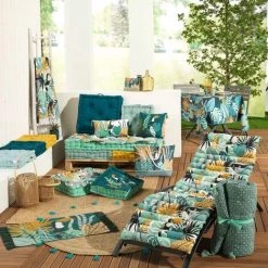 1001KDO POUR LA MAISON Coussin De Sol 60 X 60 Cm Toucan Brazilia -France Coussin et housse de coussin Soldes Boutique 59483370 3