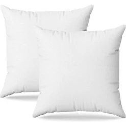 CATHERINE Coussins Lit Et Canape Oreillers Decoratif Accessoires Pour Sofa Et Lit Decoration Aesthetic Pour Salon Et Exterieur Antiallergiques Et Anti-Acariens Avec Taie D'oreiller En Coton Et Polyest，45cm×45cm